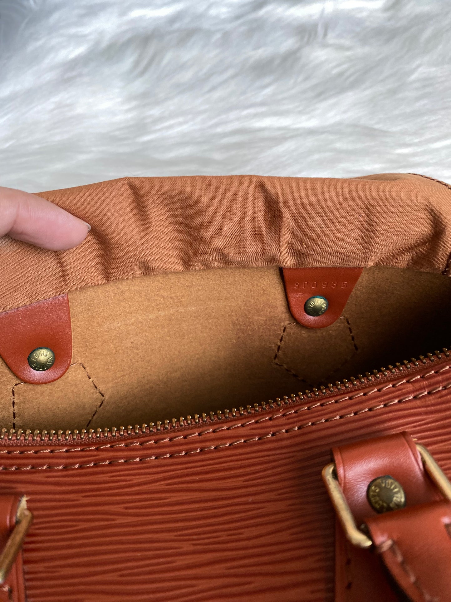 Louis Vuitton Speedy 25 Kenya Brown Epi Leather