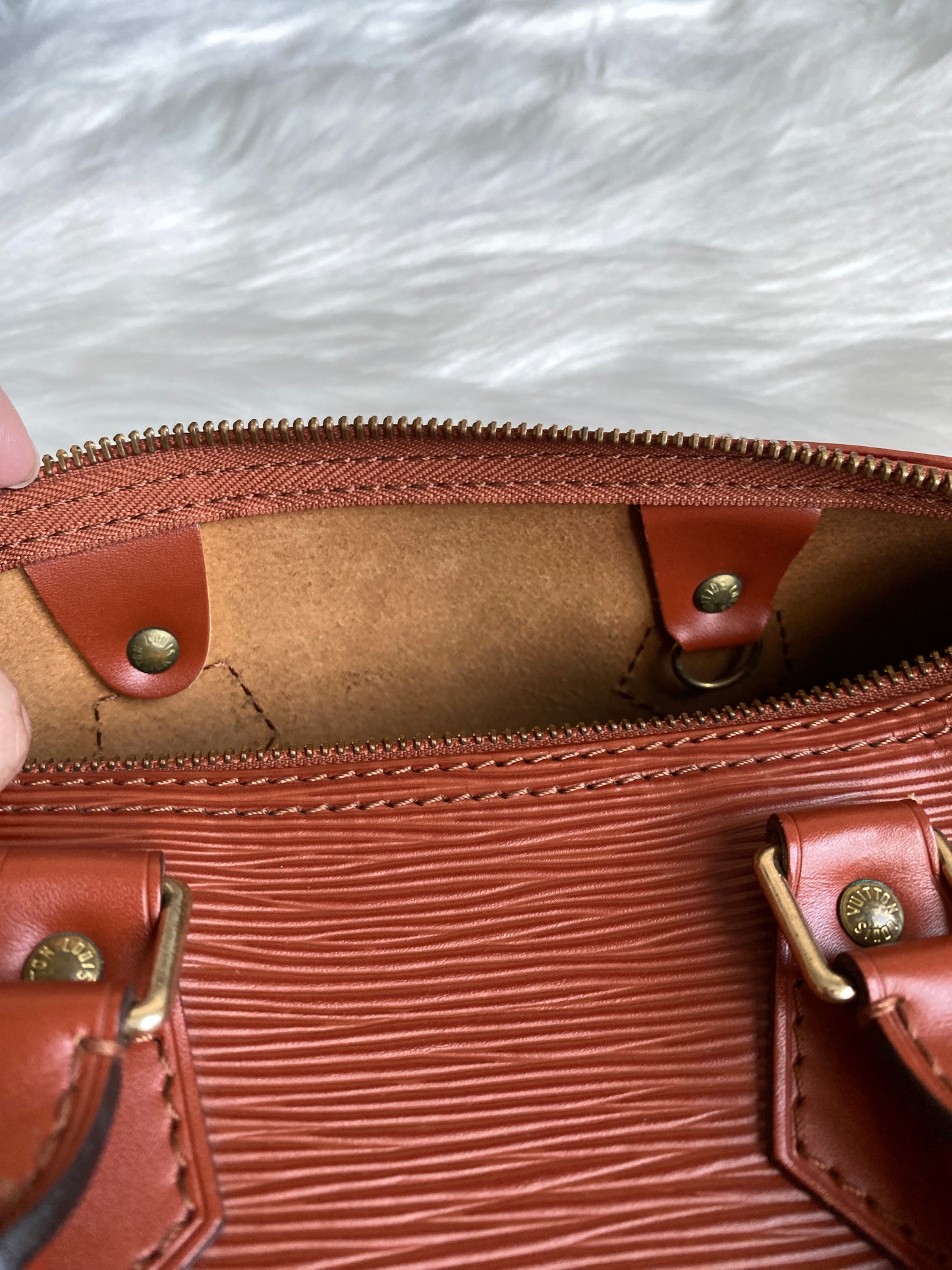 Louis Vuitton Speedy 25 Kenya Brown Epi Leather