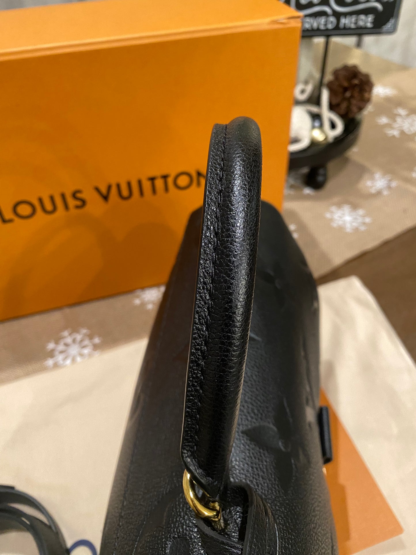 Louis Vuitton Madeleine MM Black Empreinte