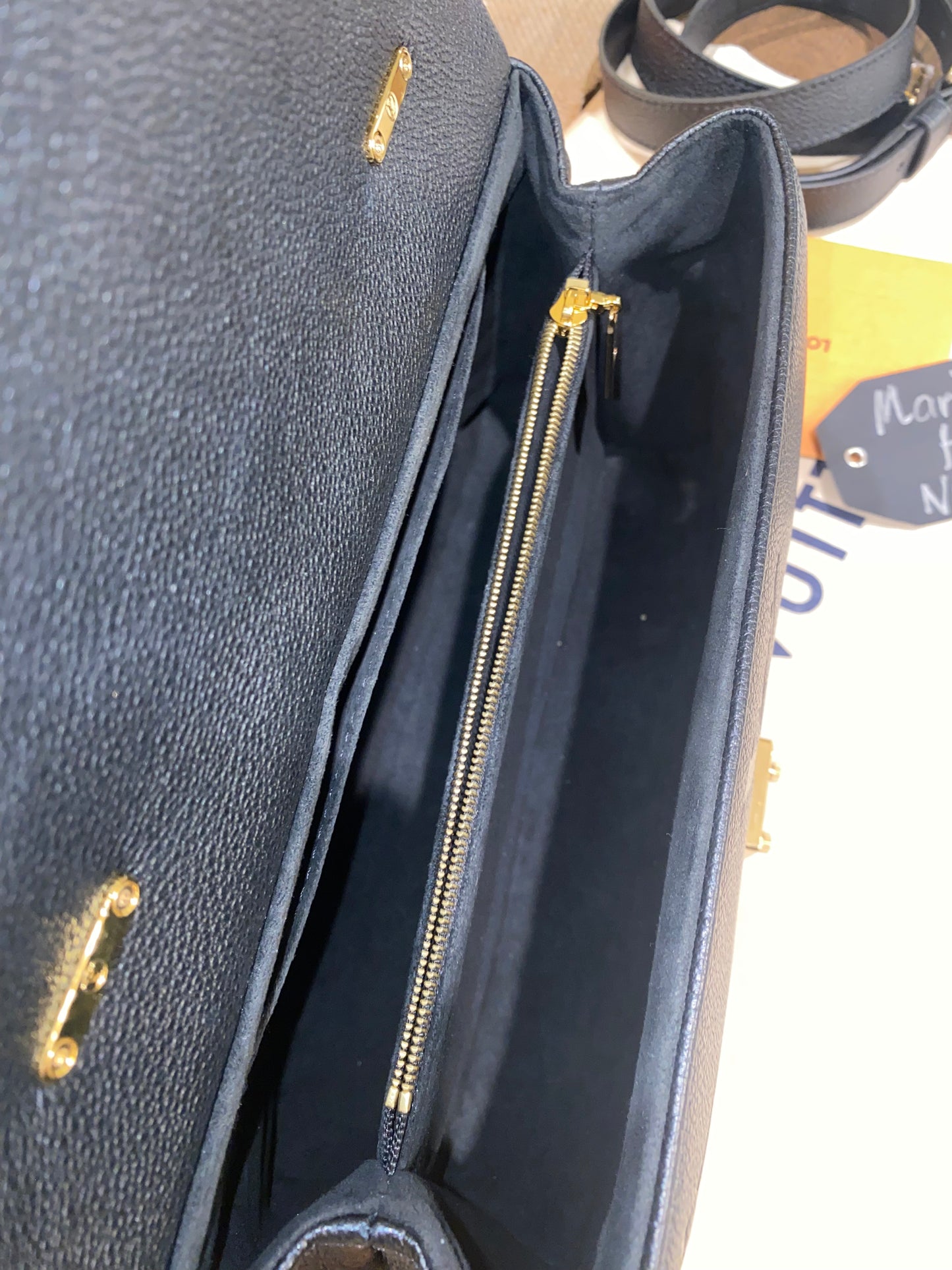 Louis Vuitton Madeleine MM Black Empreinte