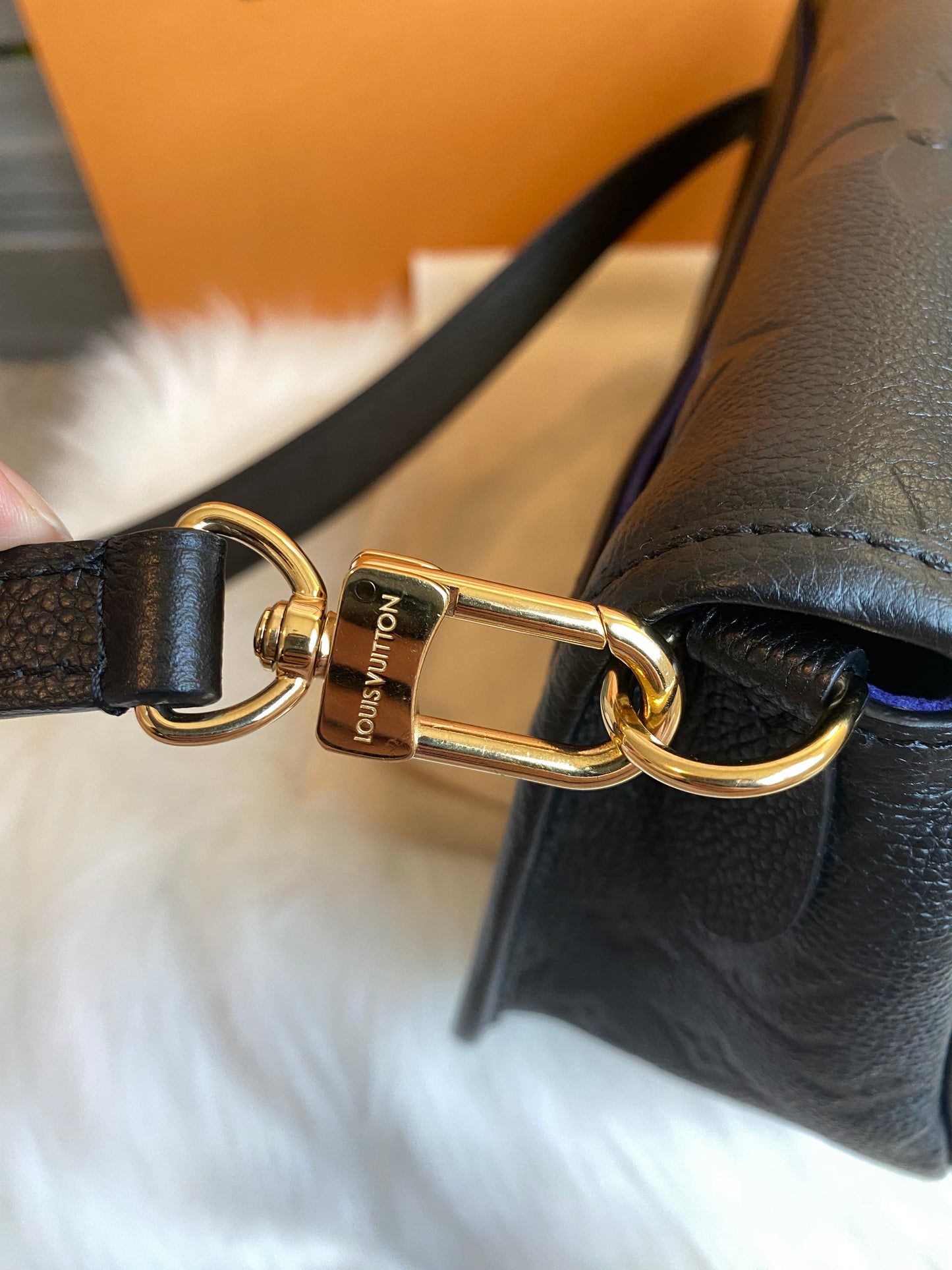 Louis Vuitton Diane Monogram Black Empreinte Leather