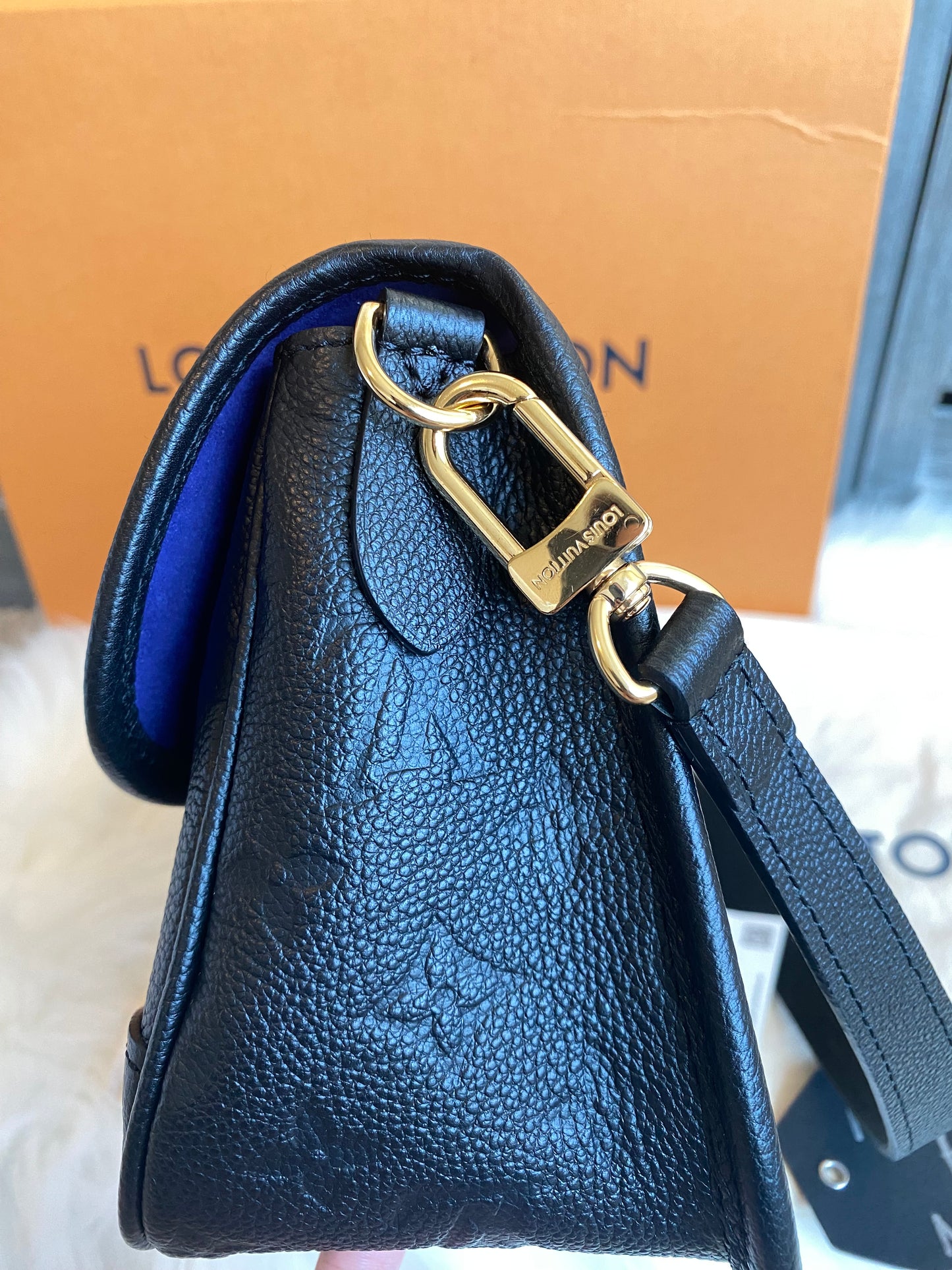 Louis Vuitton Diane Monogram Black Empreinte Leather