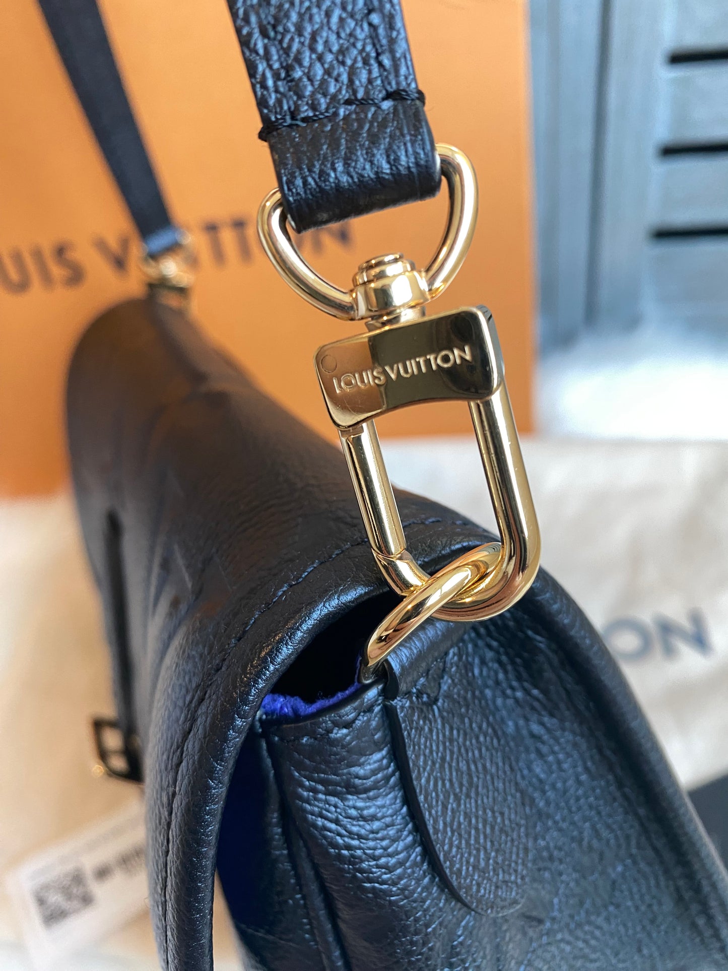 Louis Vuitton Diane Monogram Black Empreinte Leather