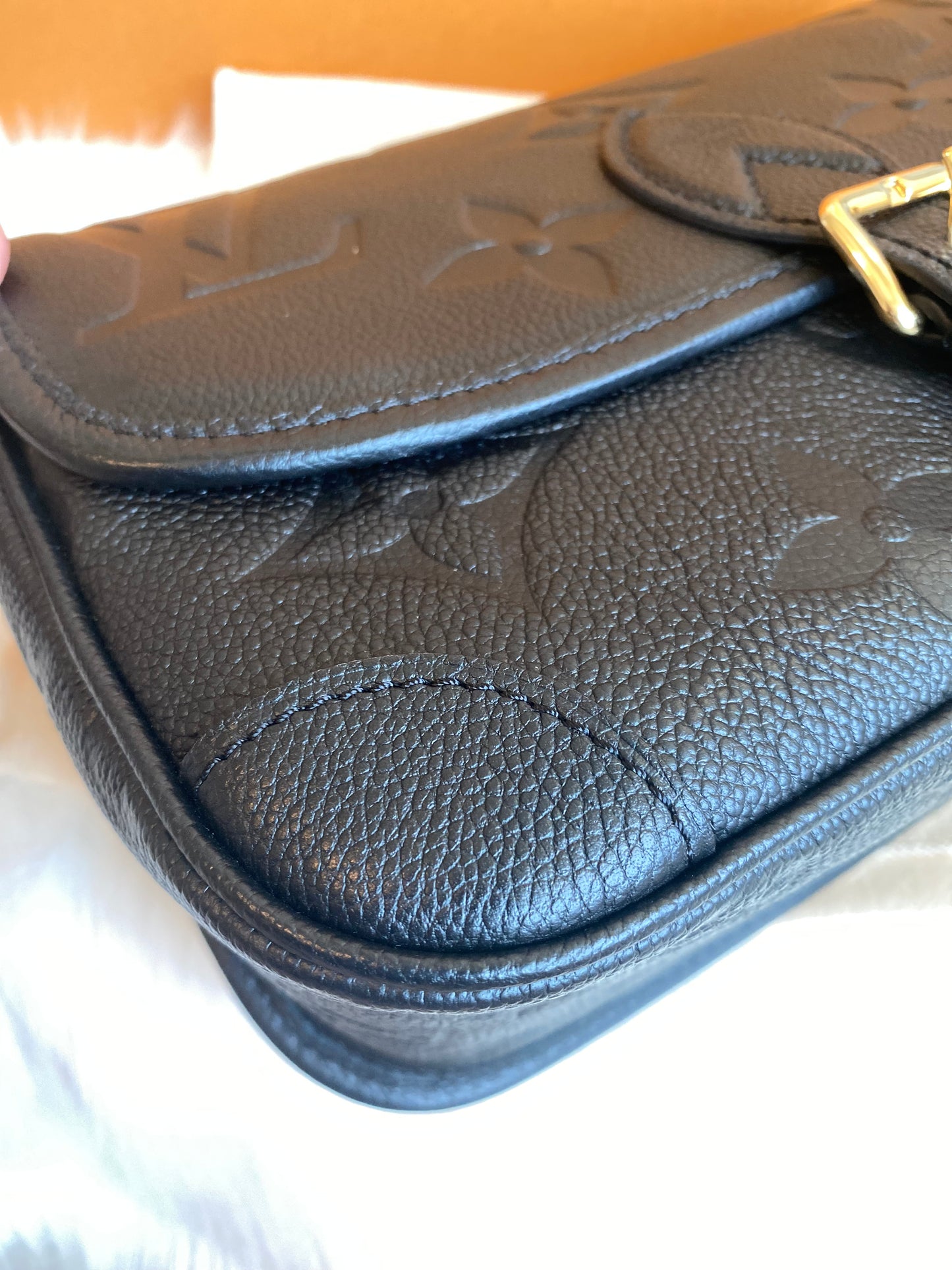 Louis Vuitton Diane Monogram Black Empreinte Leather