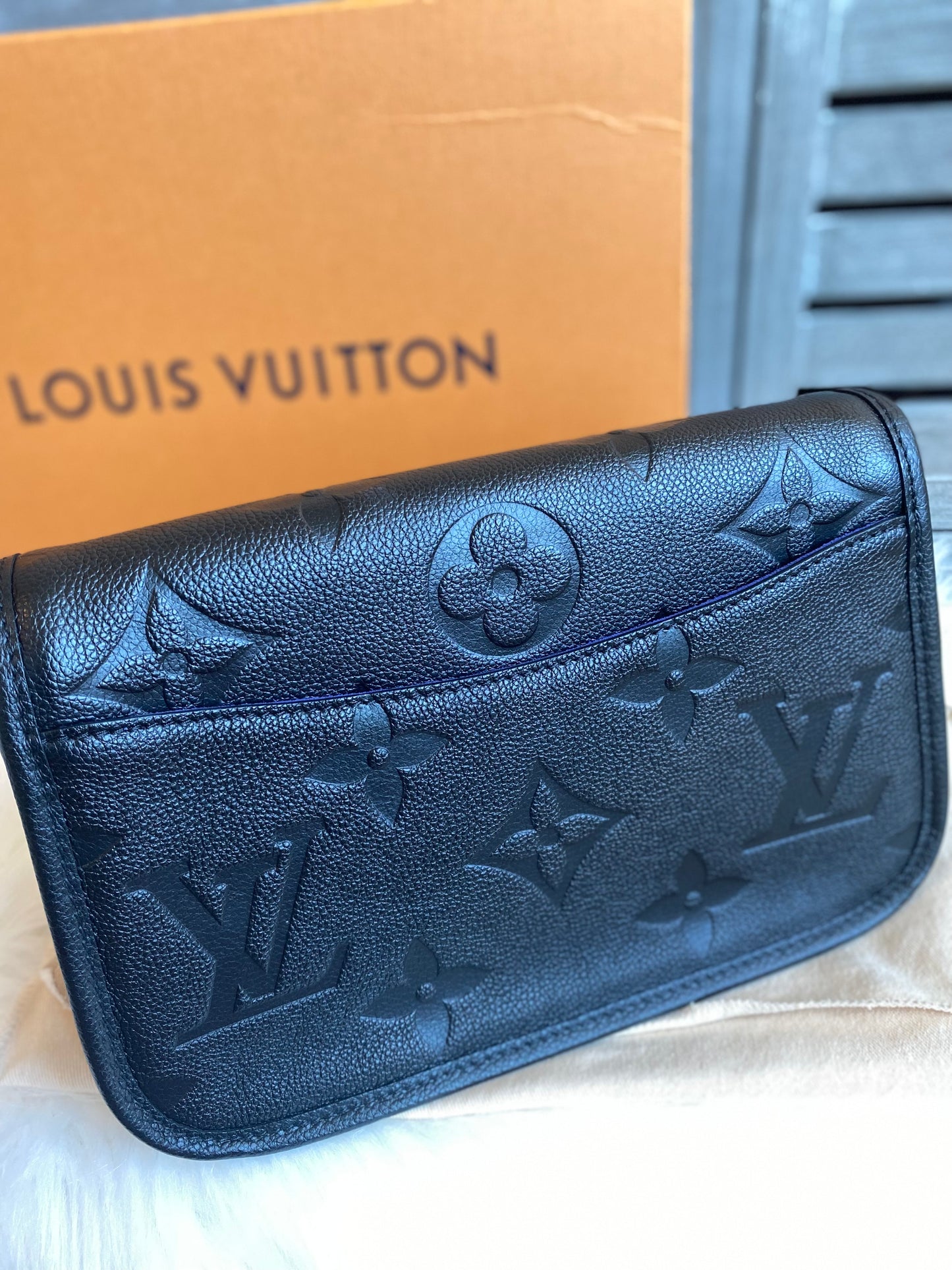 Louis Vuitton Diane Monogram Black Empreinte Leather