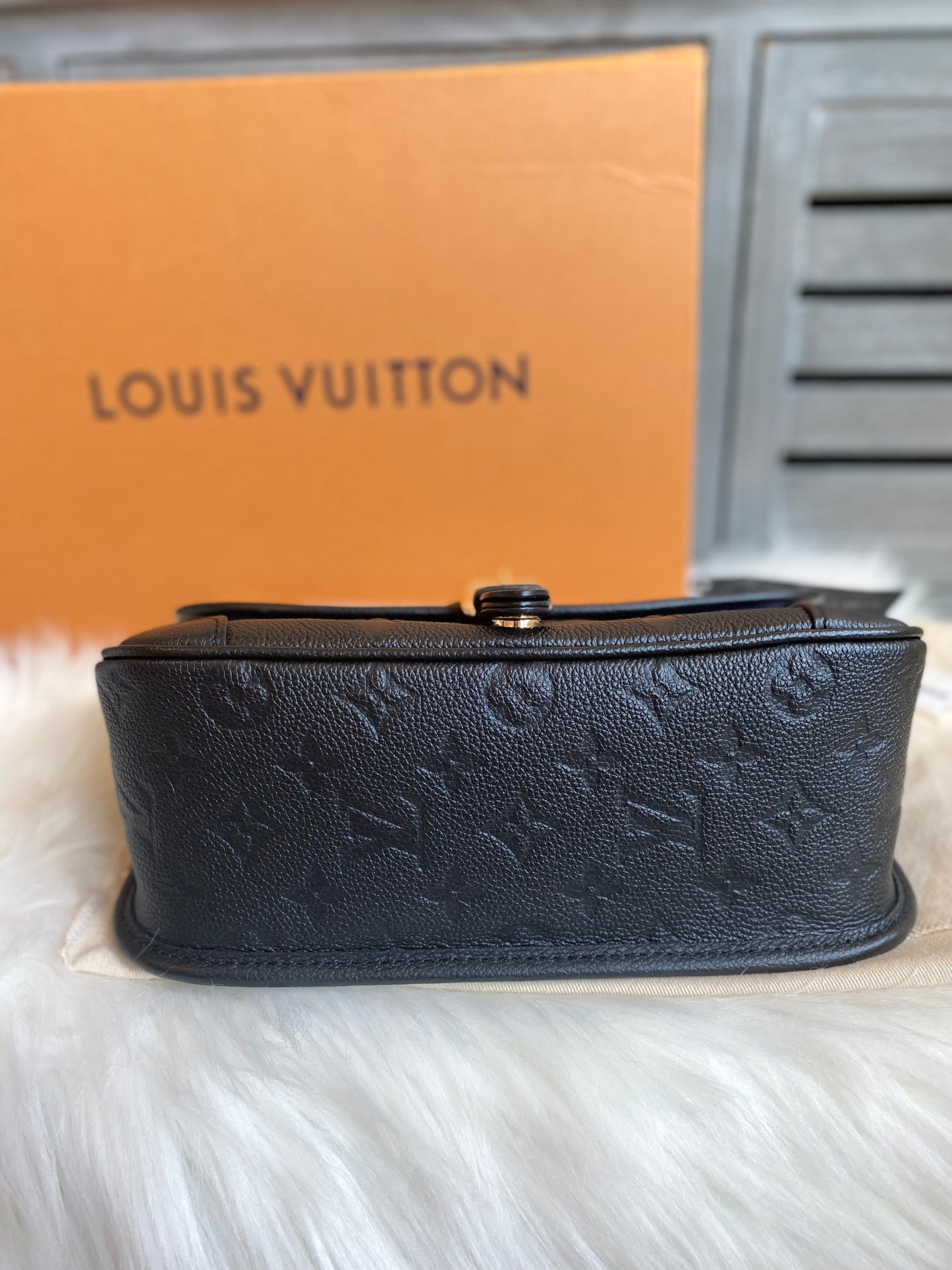 Louis Vuitton Diane Monogram Black Empreinte Leather