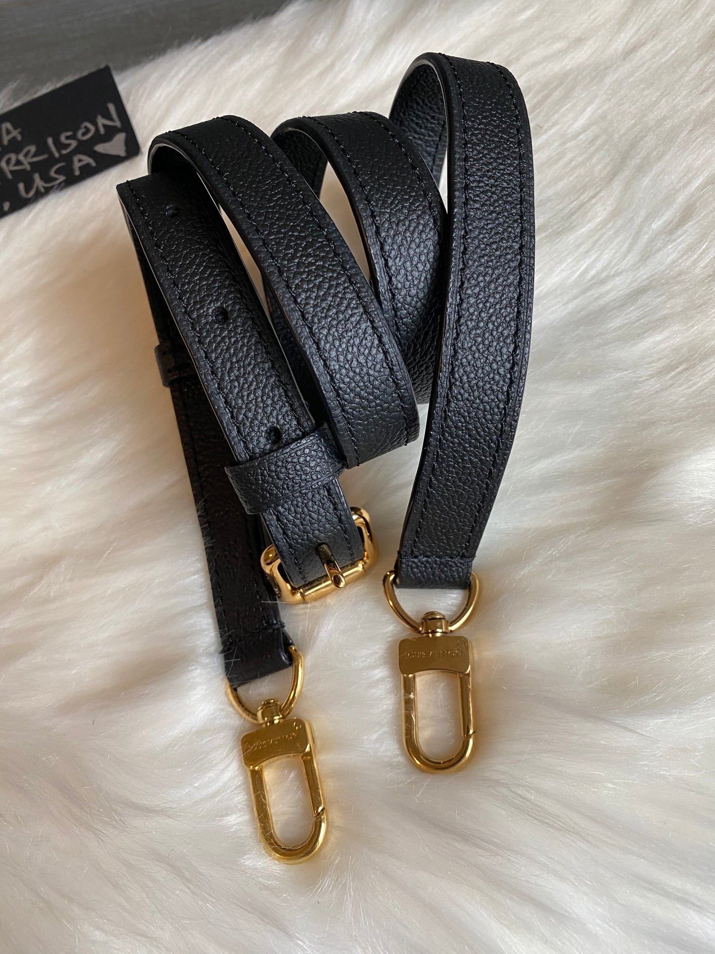 Louis Vuitton Speedy 25 Bandouliere Black Empreinte