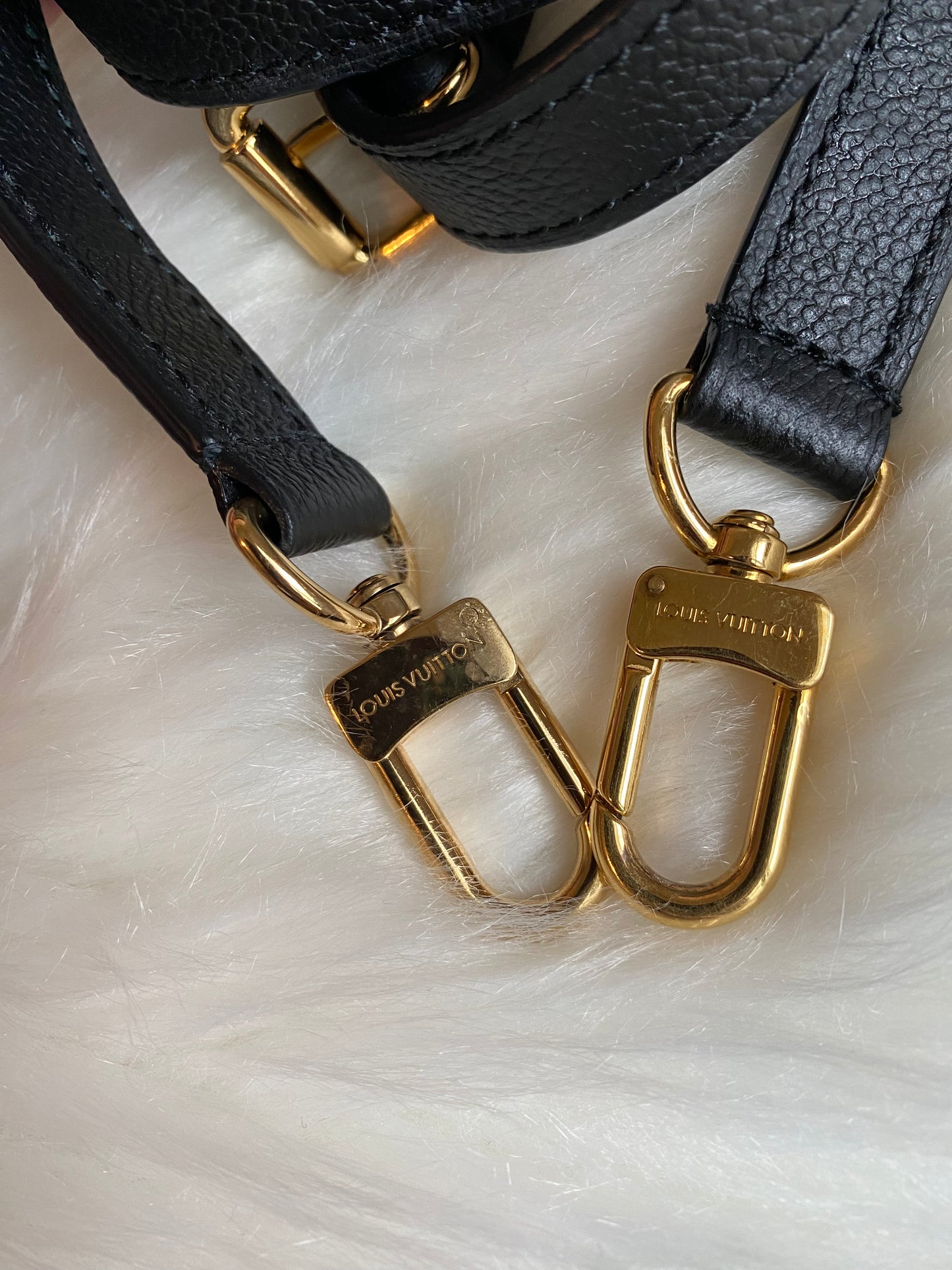 Louis Vuitton Speedy 25 Bandouliere Black Empreinte