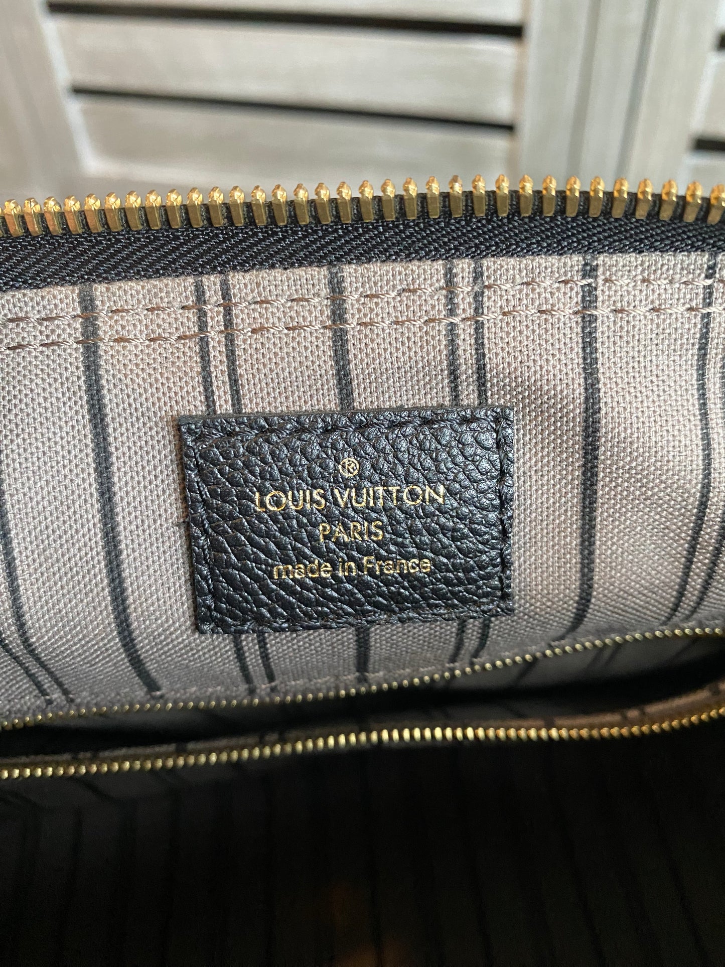 Louis Vuitton Speedy 25 Bandouliere Black Empreinte
