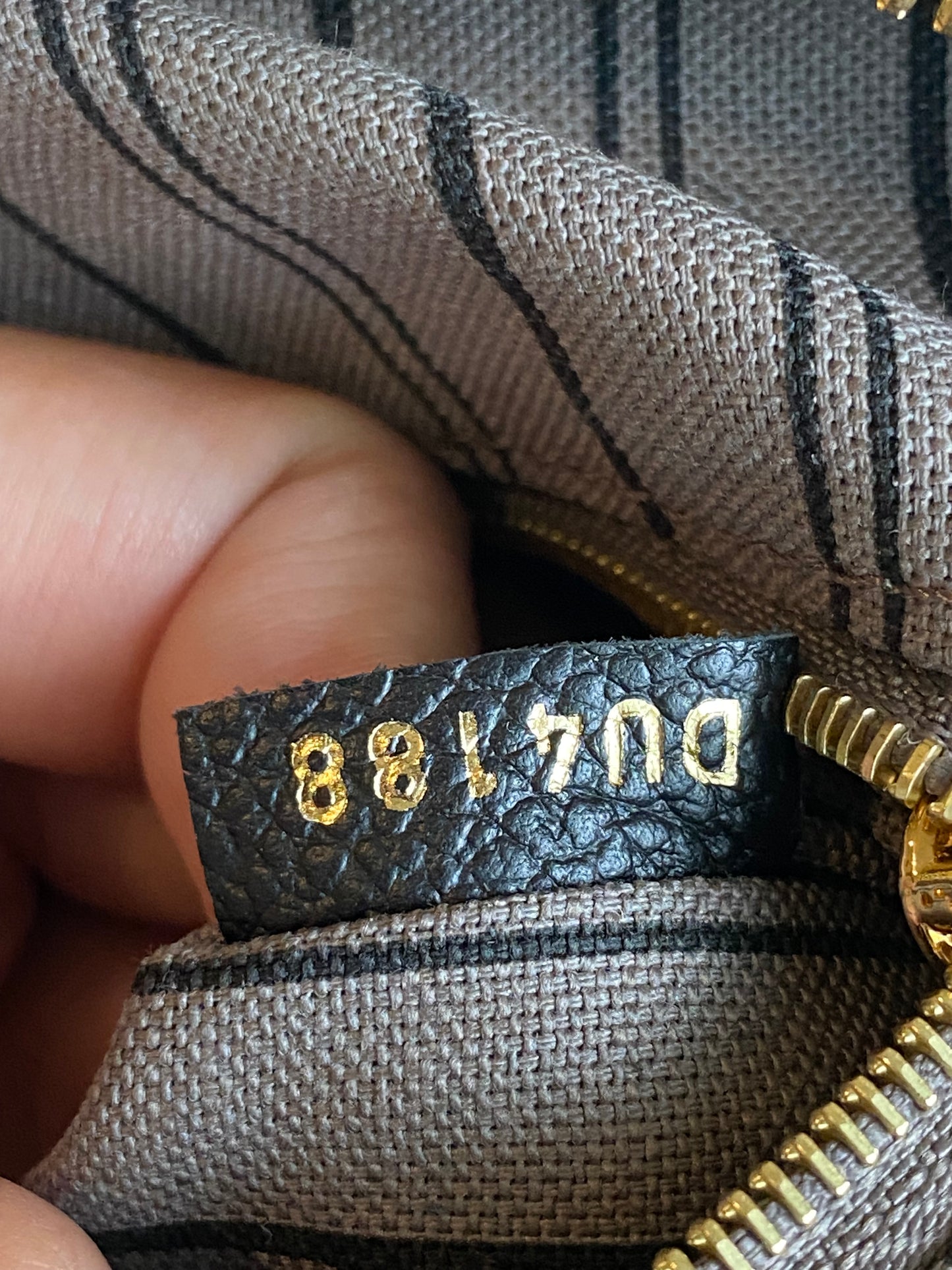 Louis Vuitton Speedy 25 Bandouliere Black Empreinte