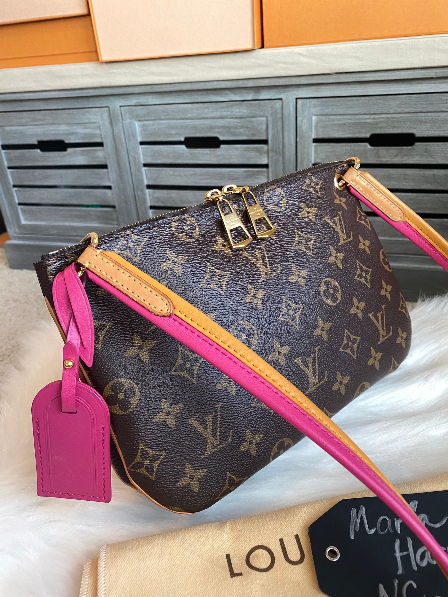 Louis Vuitton Limited Edition Lorette Hot Pink