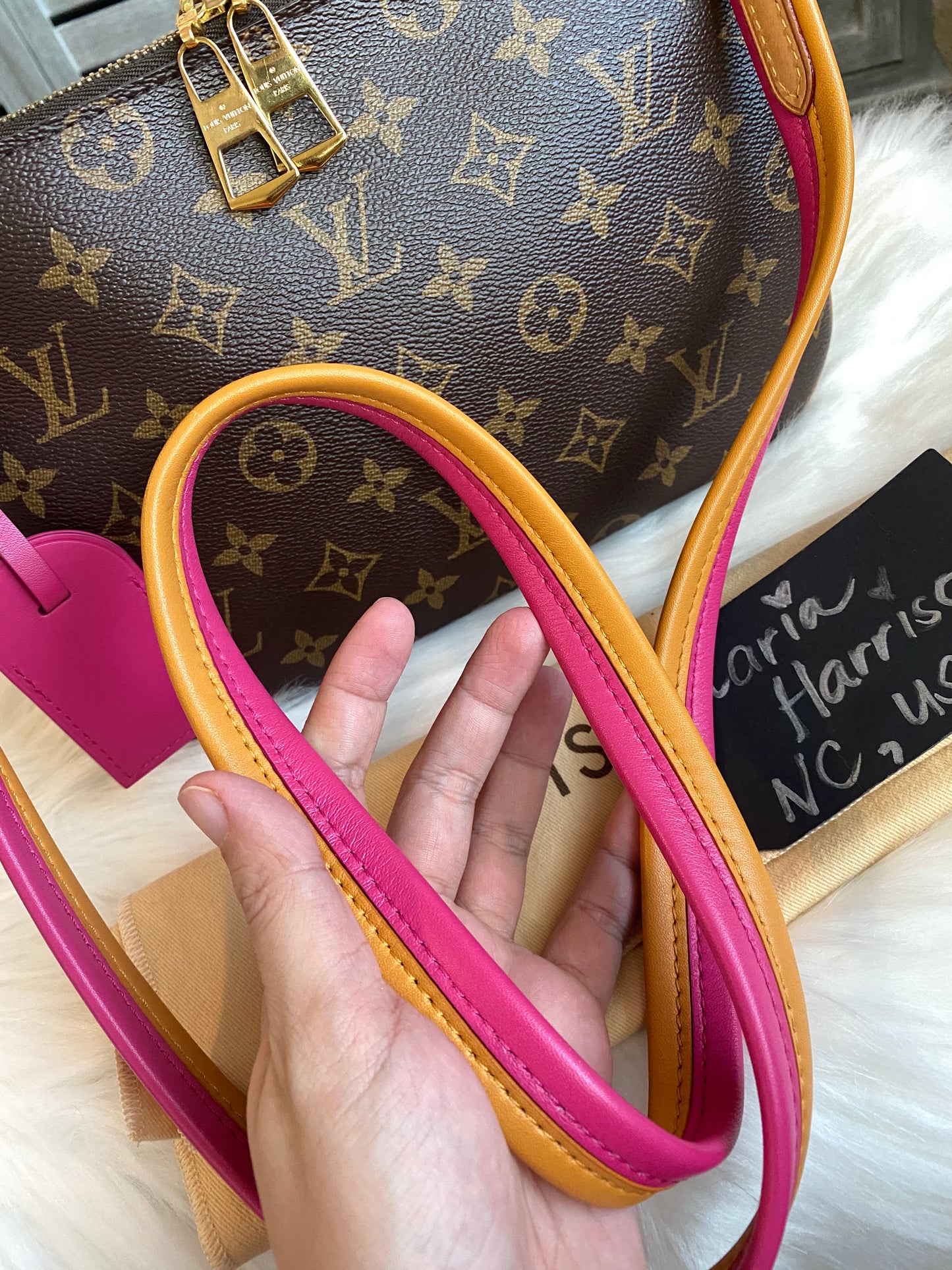 Louis Vuitton Limited Edition Lorette Hot Pink