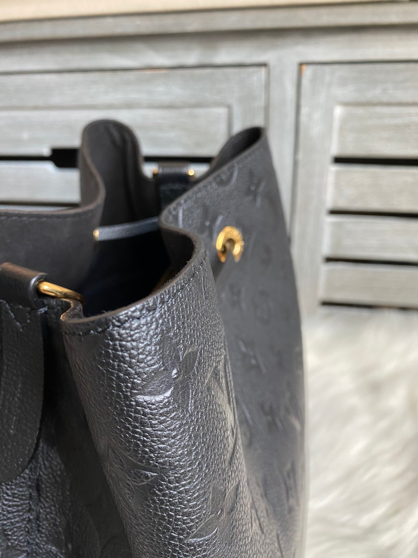 Louis Vuitton Neo Noe MM Black Empreinte