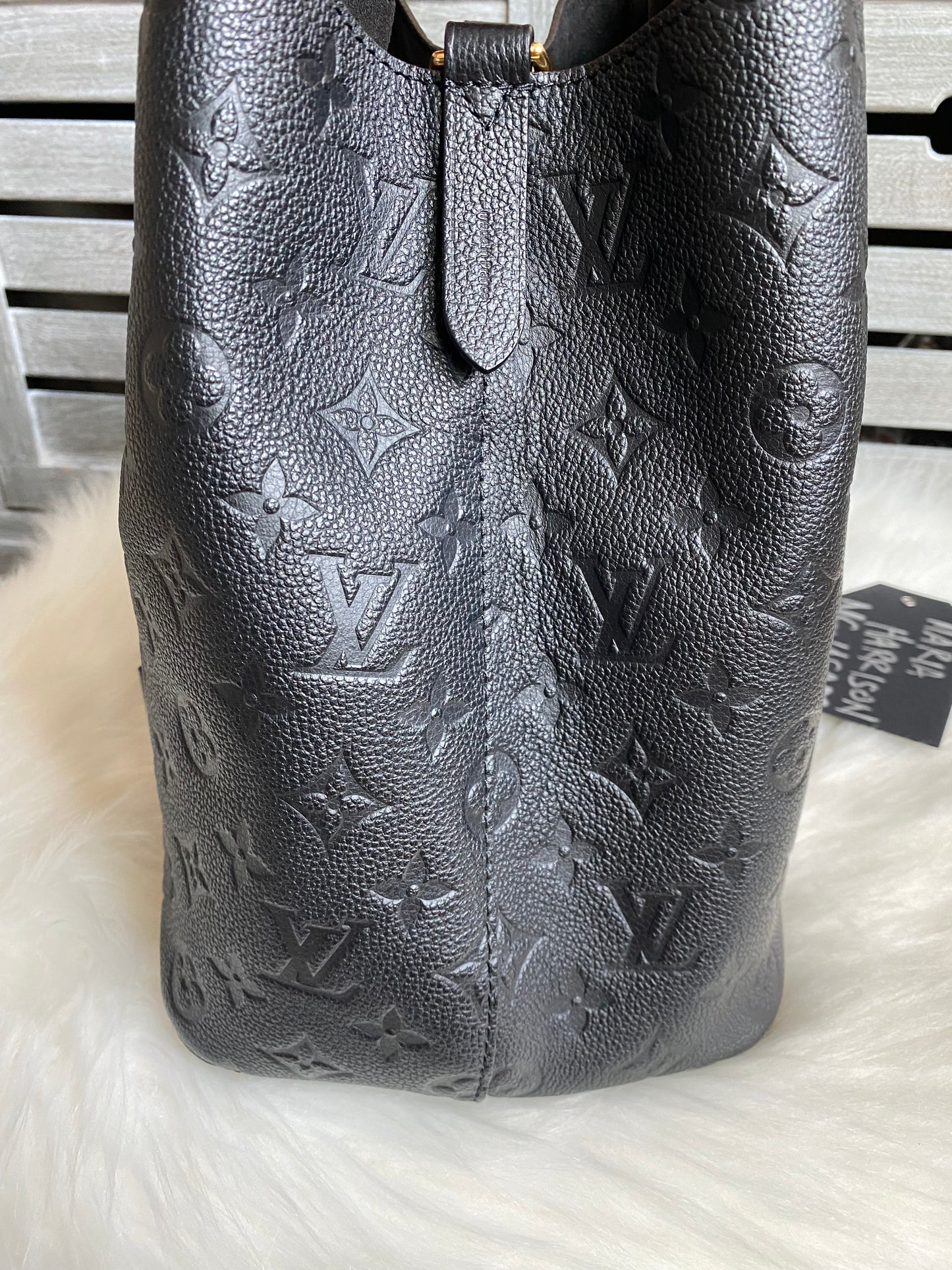 Louis Vuitton Neo Noe MM Black Empreinte