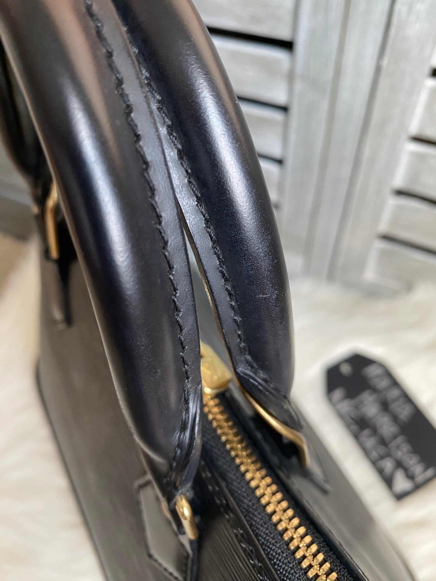 Louis Vuitton Alma PM Black Epi Leather