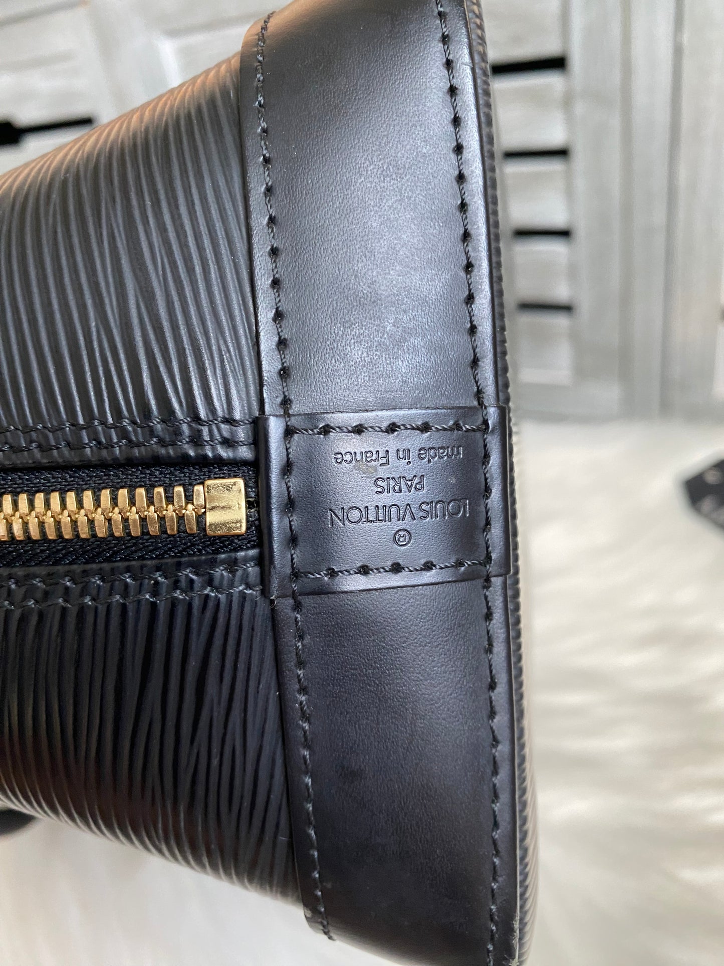 Louis Vuitton Alma PM Black Epi Leather