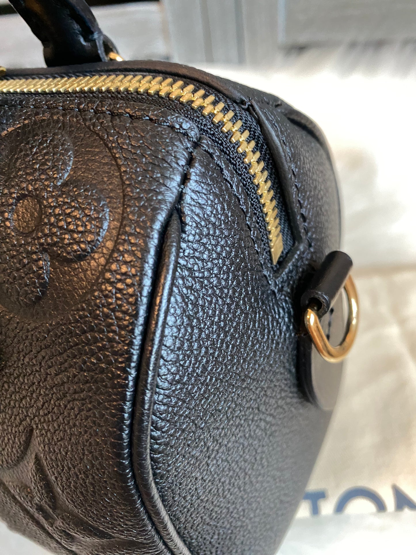 Louis Vuitton Speedy 20 Bandouliere Black