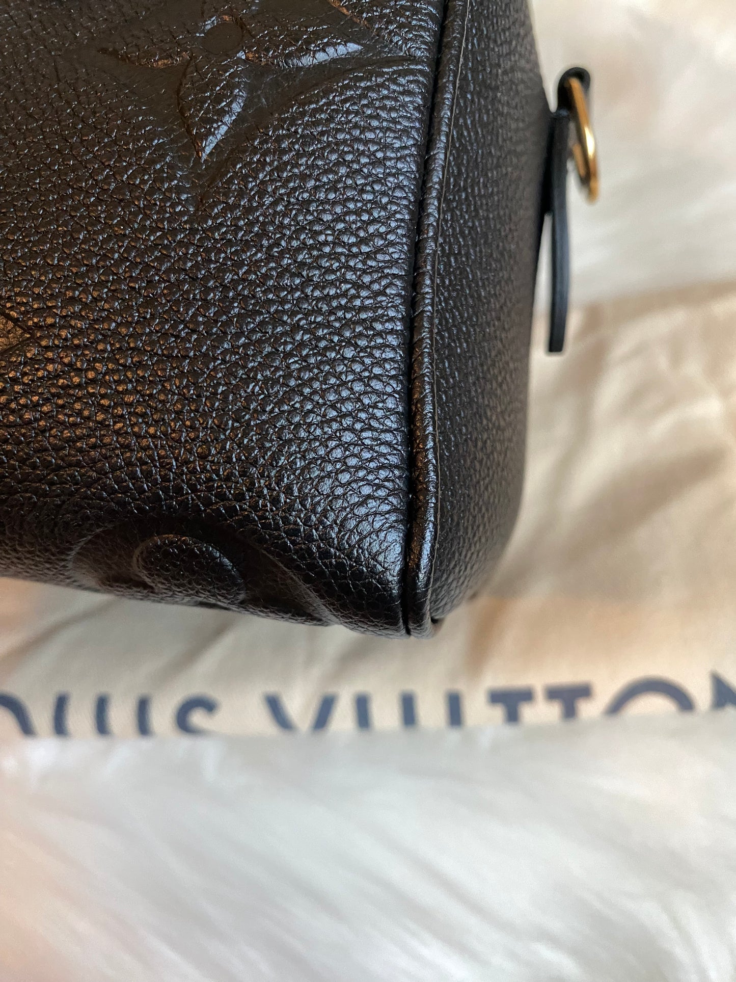 Louis Vuitton Speedy 20 Bandouliere Black