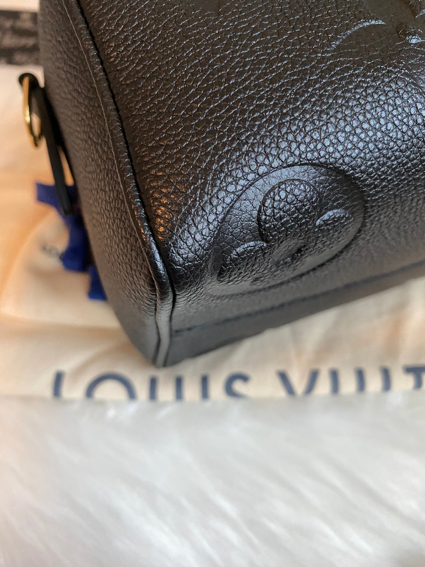 Louis Vuitton Speedy 20 Bandouliere Black