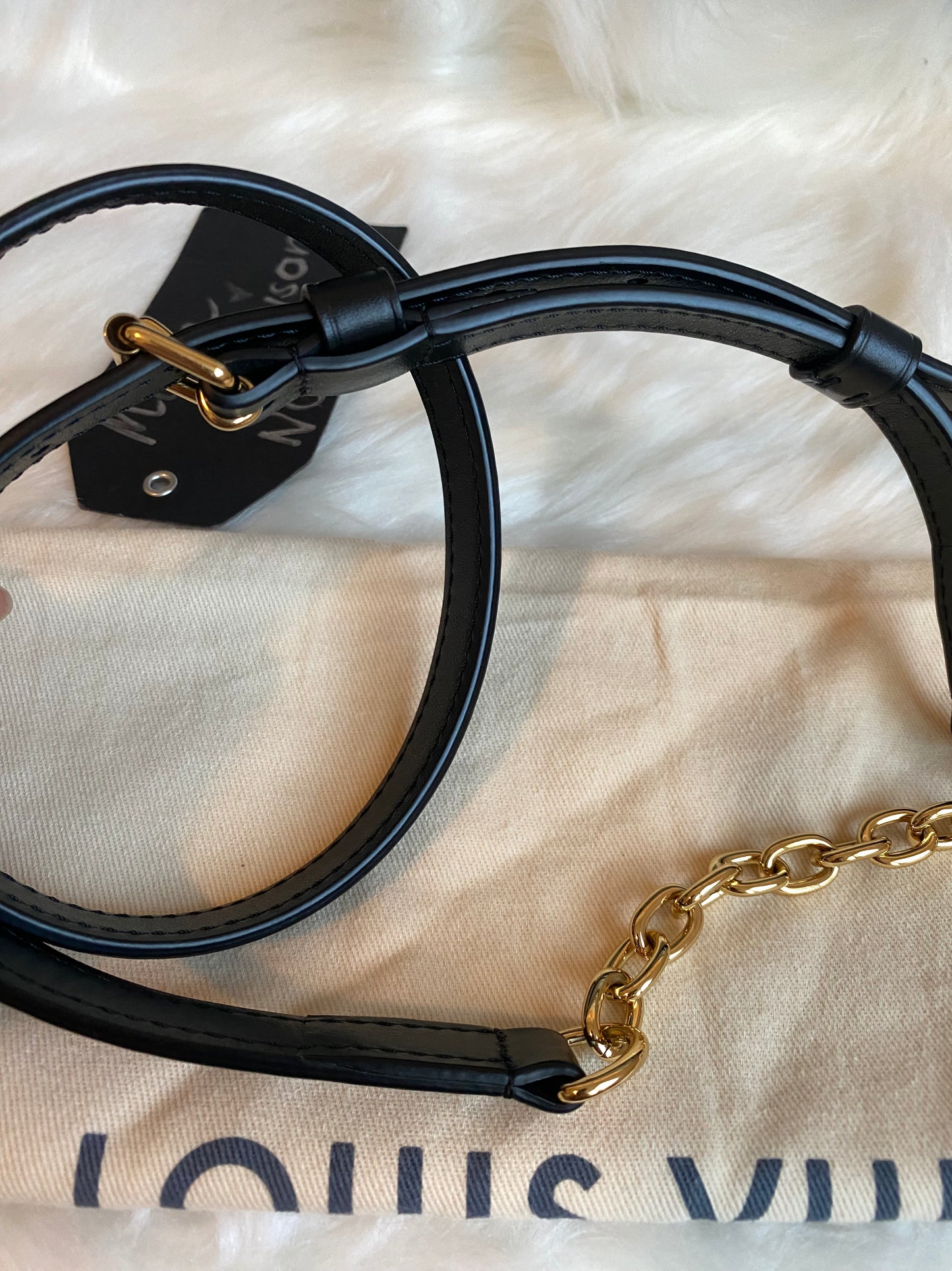 Louis Vuitton Speedy 20 Bandouliere Black