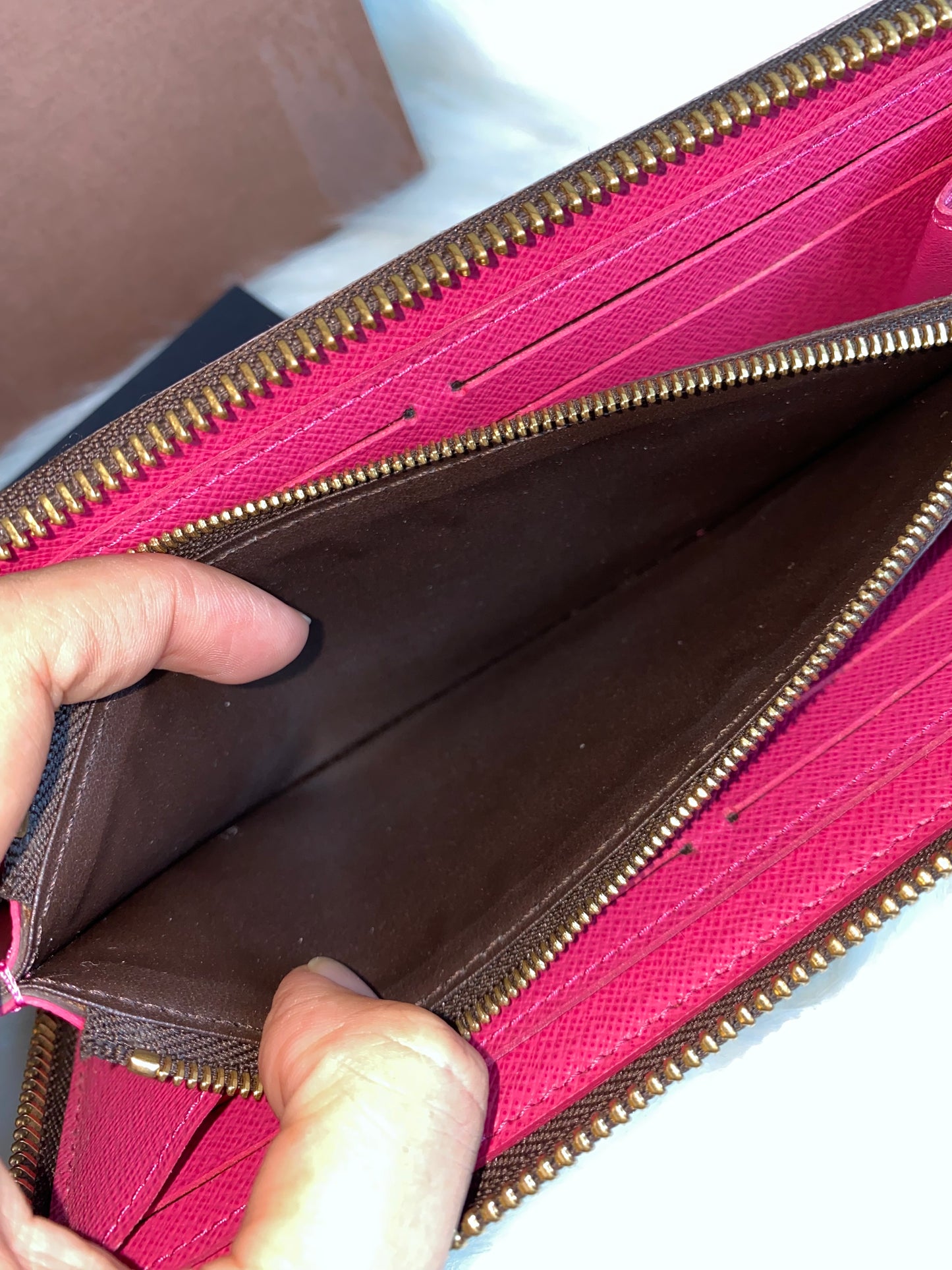 Louis Vuitton Clemence Bloom Flower Zip Wallet