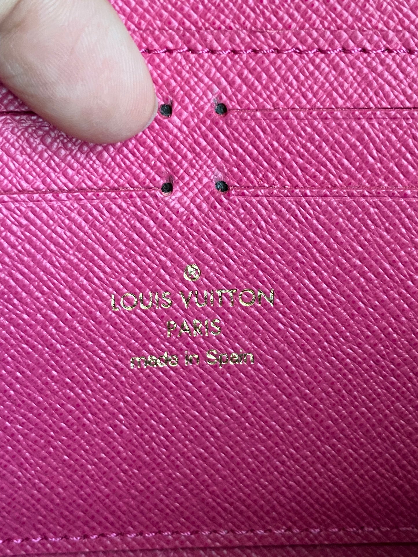 Louis Vuitton Clemence Bloom Flower Zip Wallet