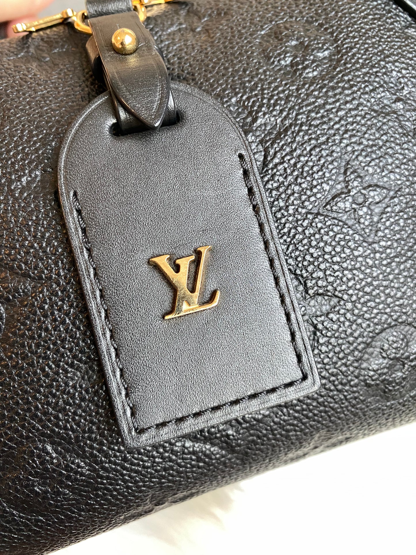 Louis Vuitton Petite Malle Souple Black Empreinte