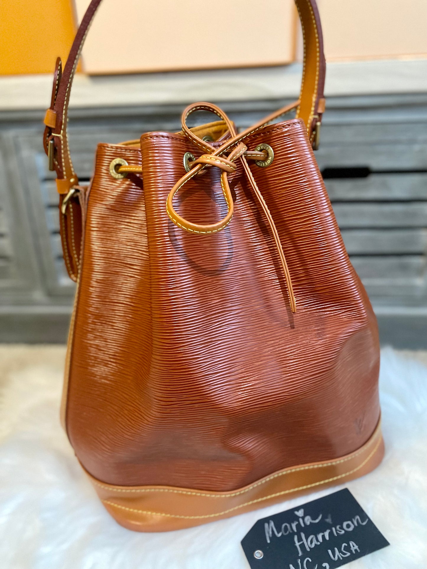 Louis Vuitton Noe GM Kenyan Fawn Epi Leather