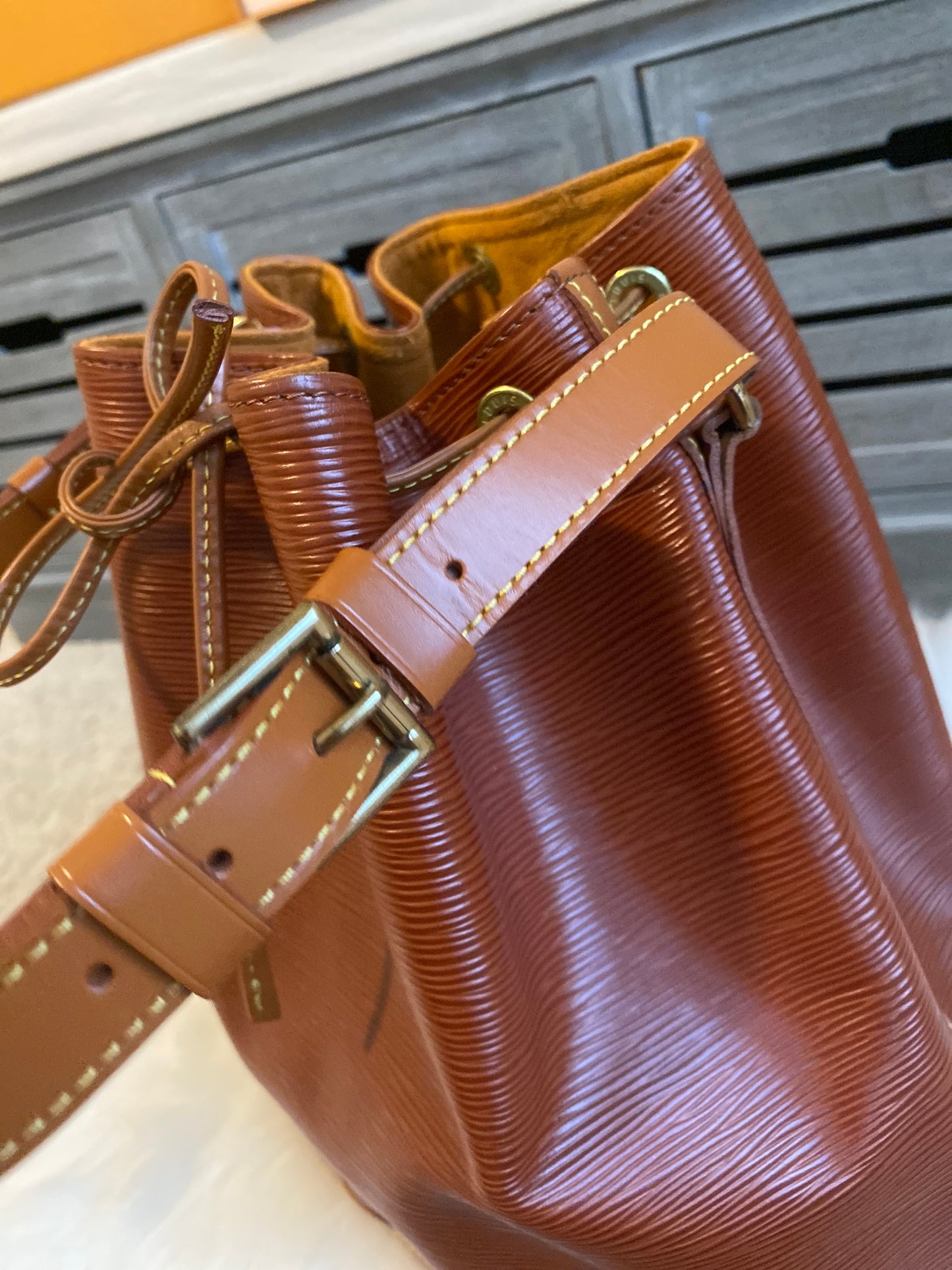 Louis Vuitton Noe GM Kenyan Fawn Epi Leather
