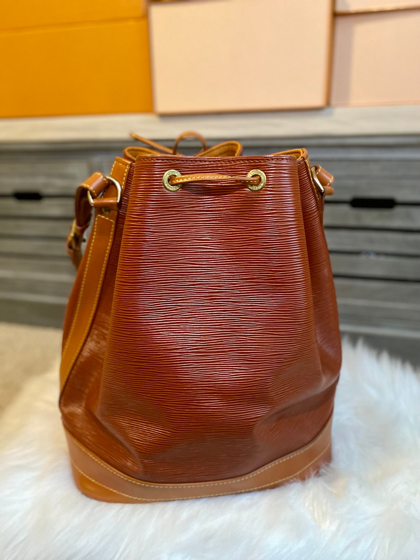 Louis Vuitton Noe GM Kenyan Fawn Epi Leather
