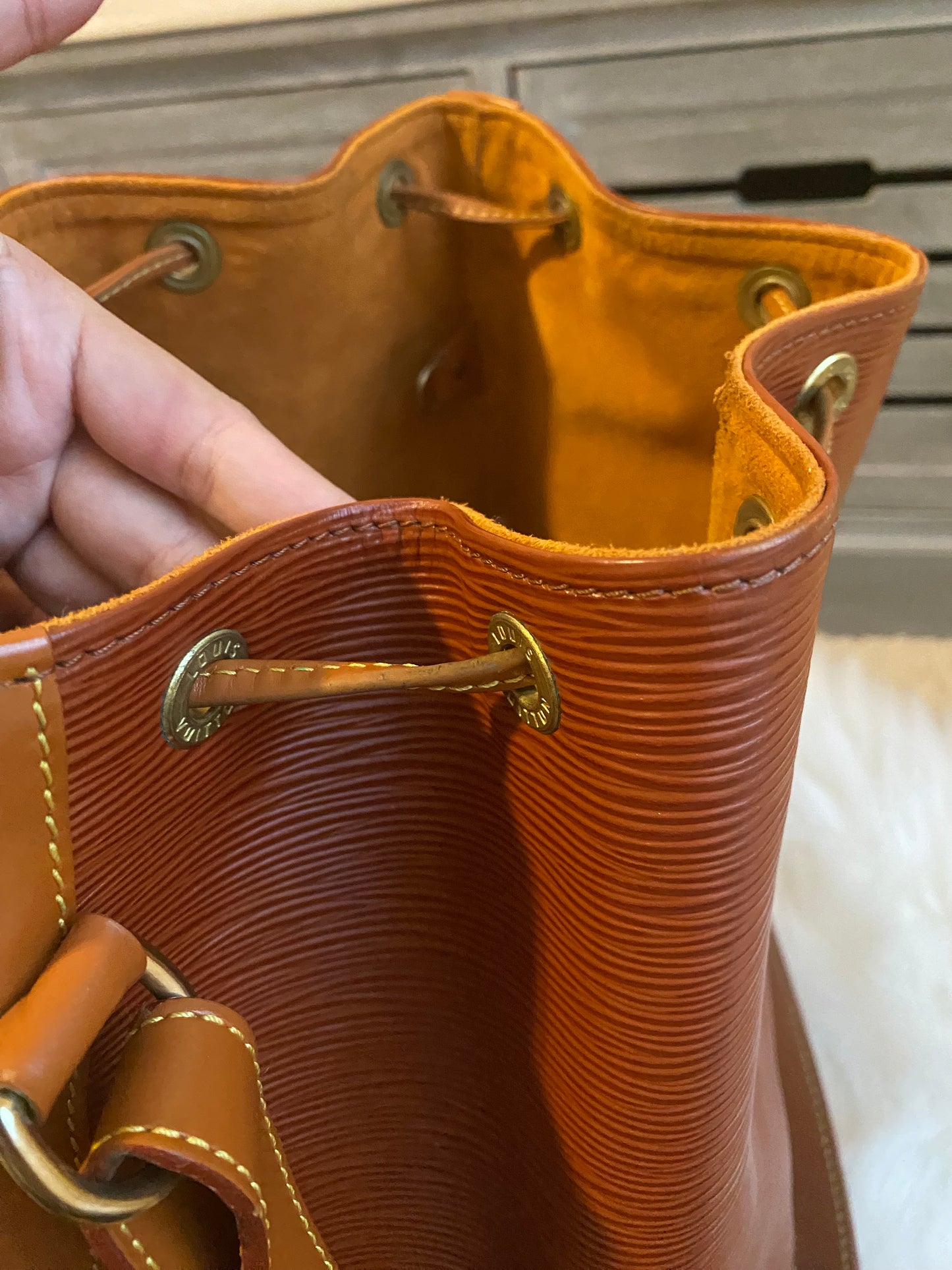 Louis Vuitton Noe GM Kenyan Fawn Epi Leather