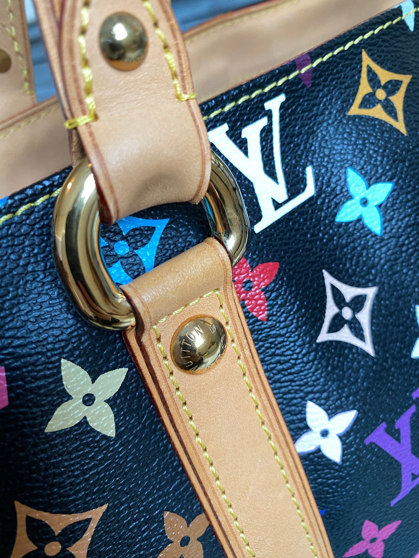 Louis Vuitton TM x Aurelia GM Black Multicolor With Pouch