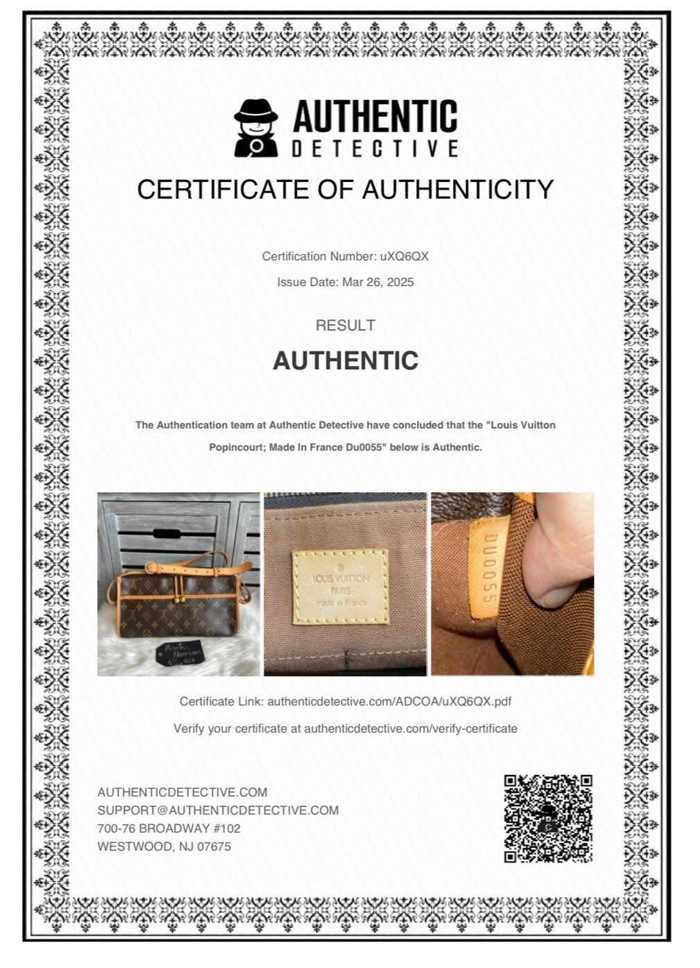 Louis Vuitton Popincourt Crossbody Bag