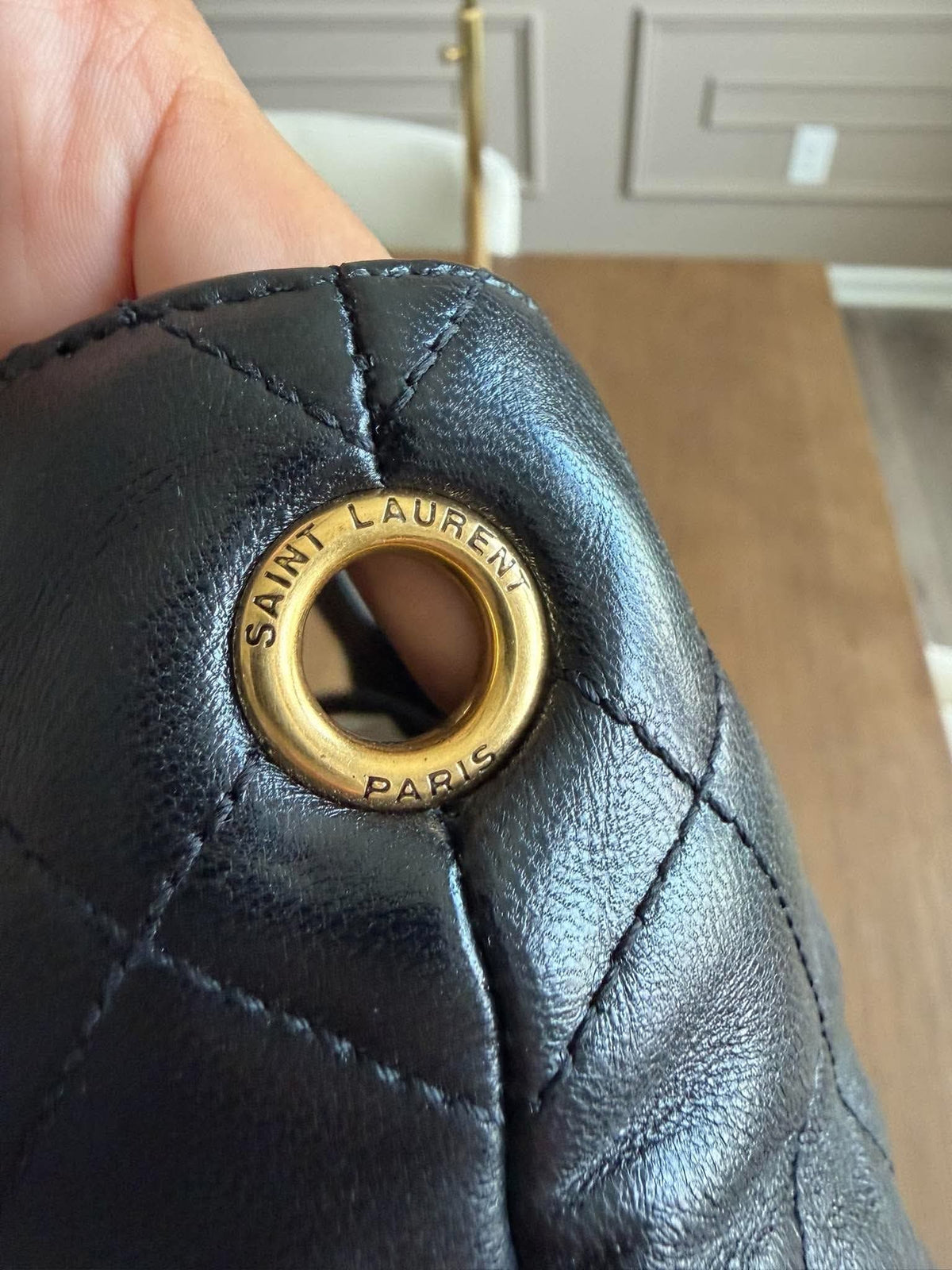 Saint Laurent Tote Women Bag Icare Maxi Leather Quilted