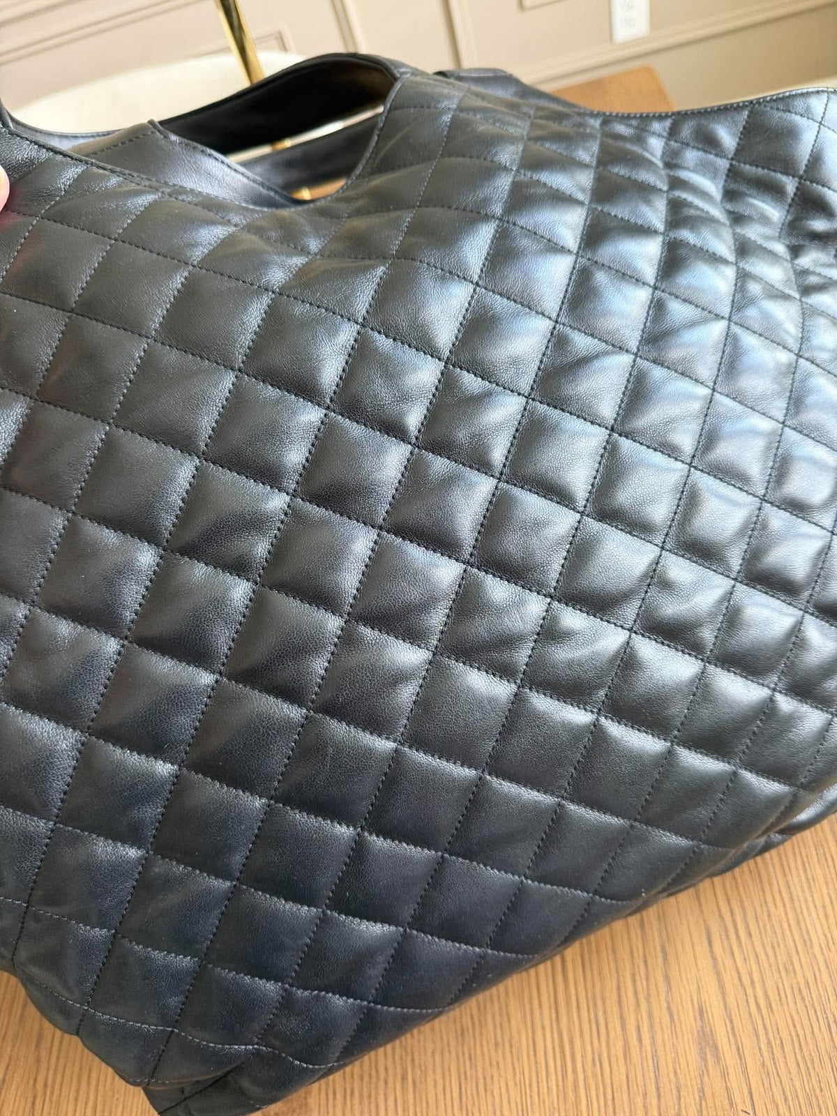 Saint Laurent Tote Women Bag Icare Maxi Leather Quilted