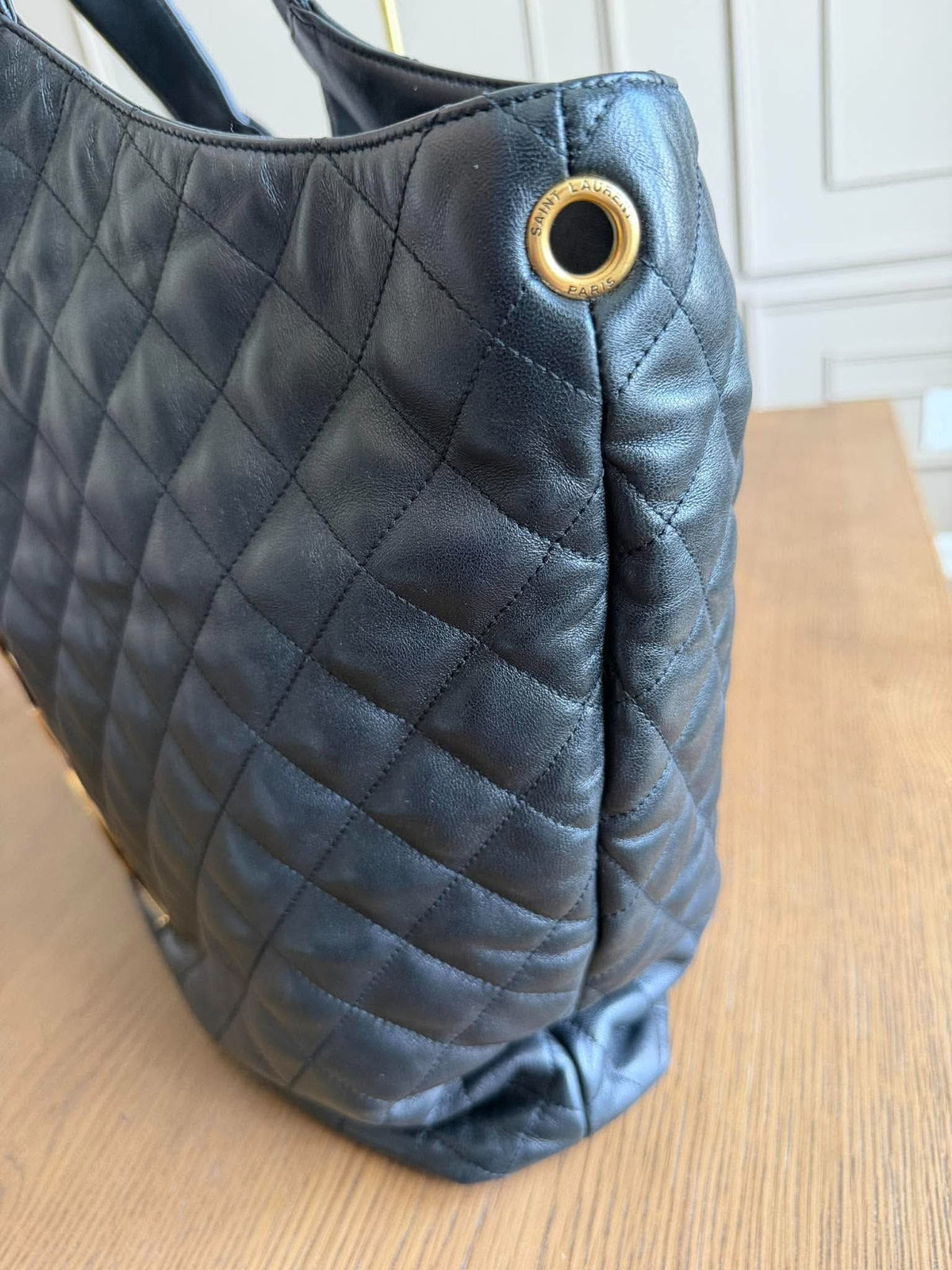 Saint Laurent Tote Women Bag Icare Maxi Leather Quilted